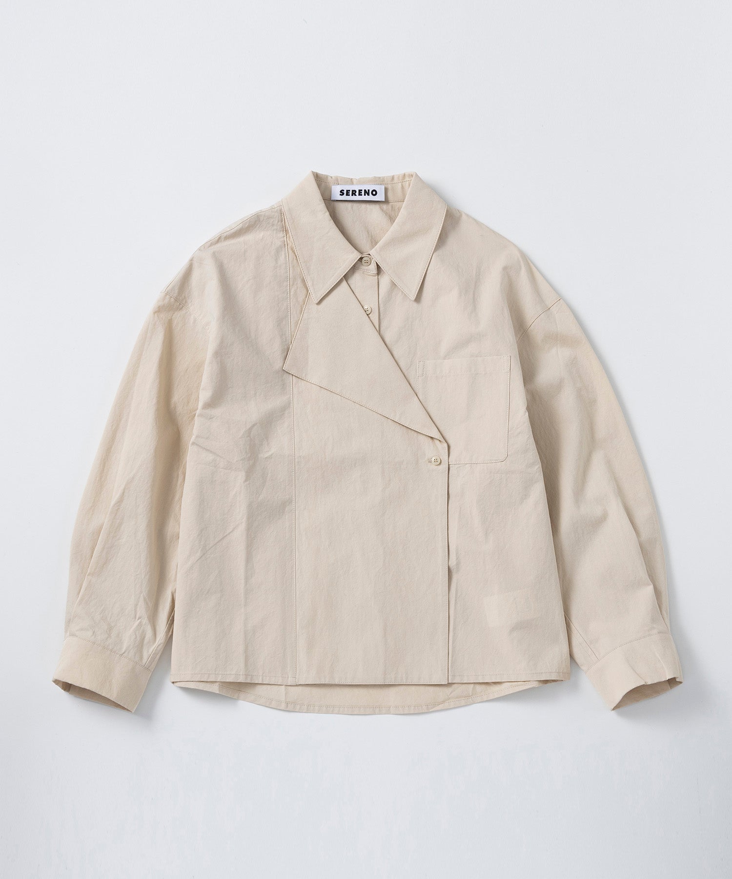 アシンメトリーデザインシャツ