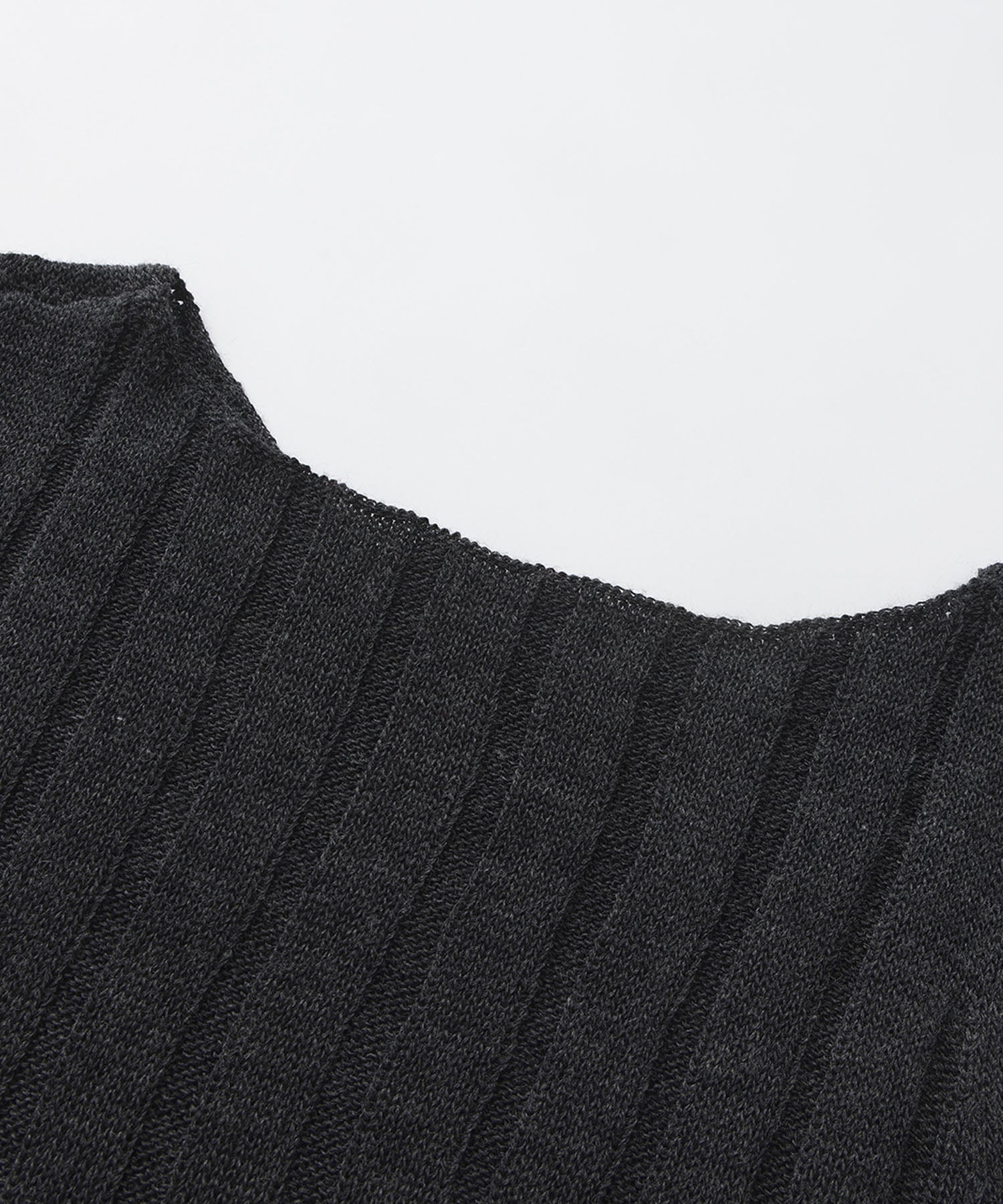 サイドドロスト リブニット