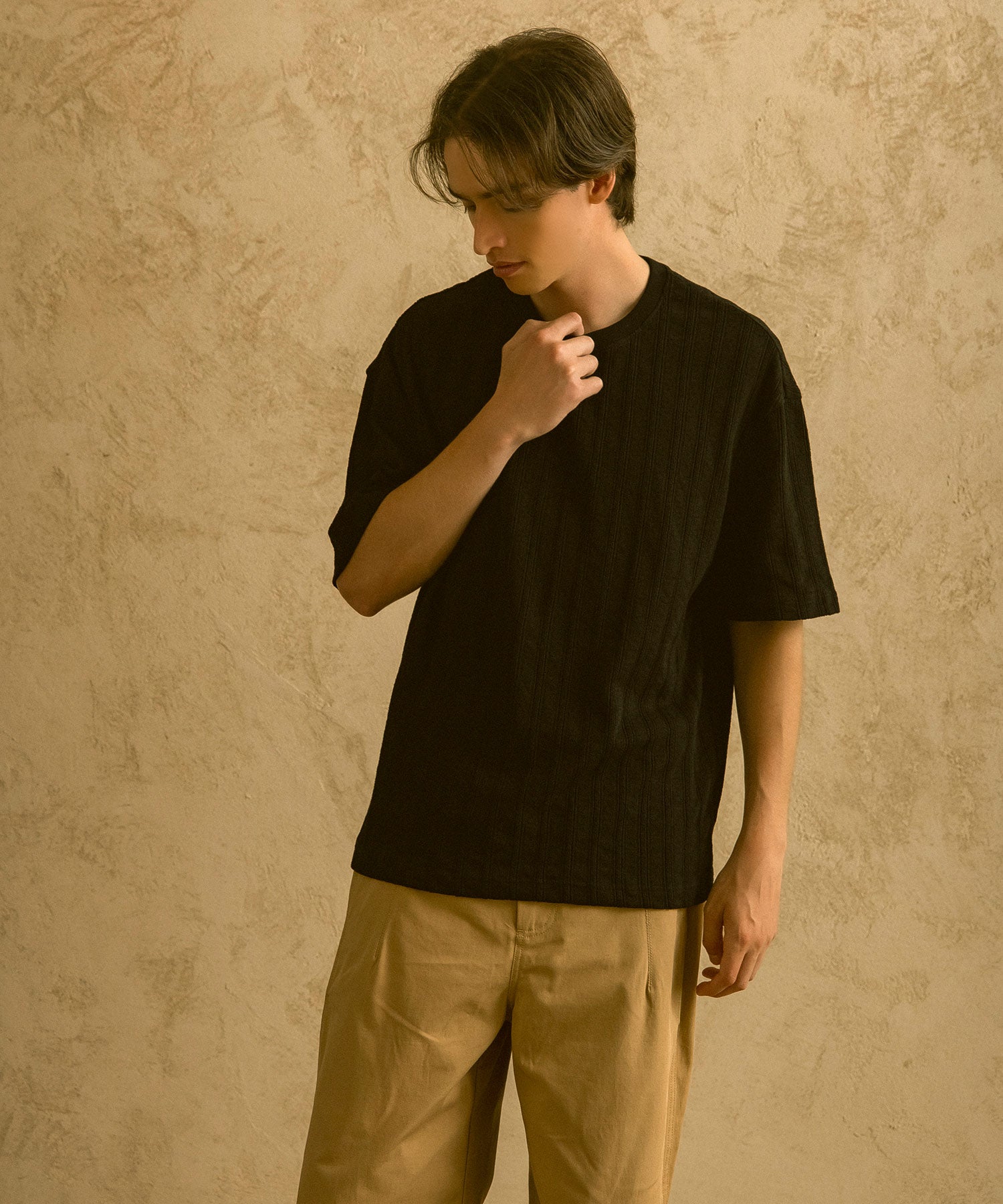 オーバーサイズ クルーネックTシャツ
