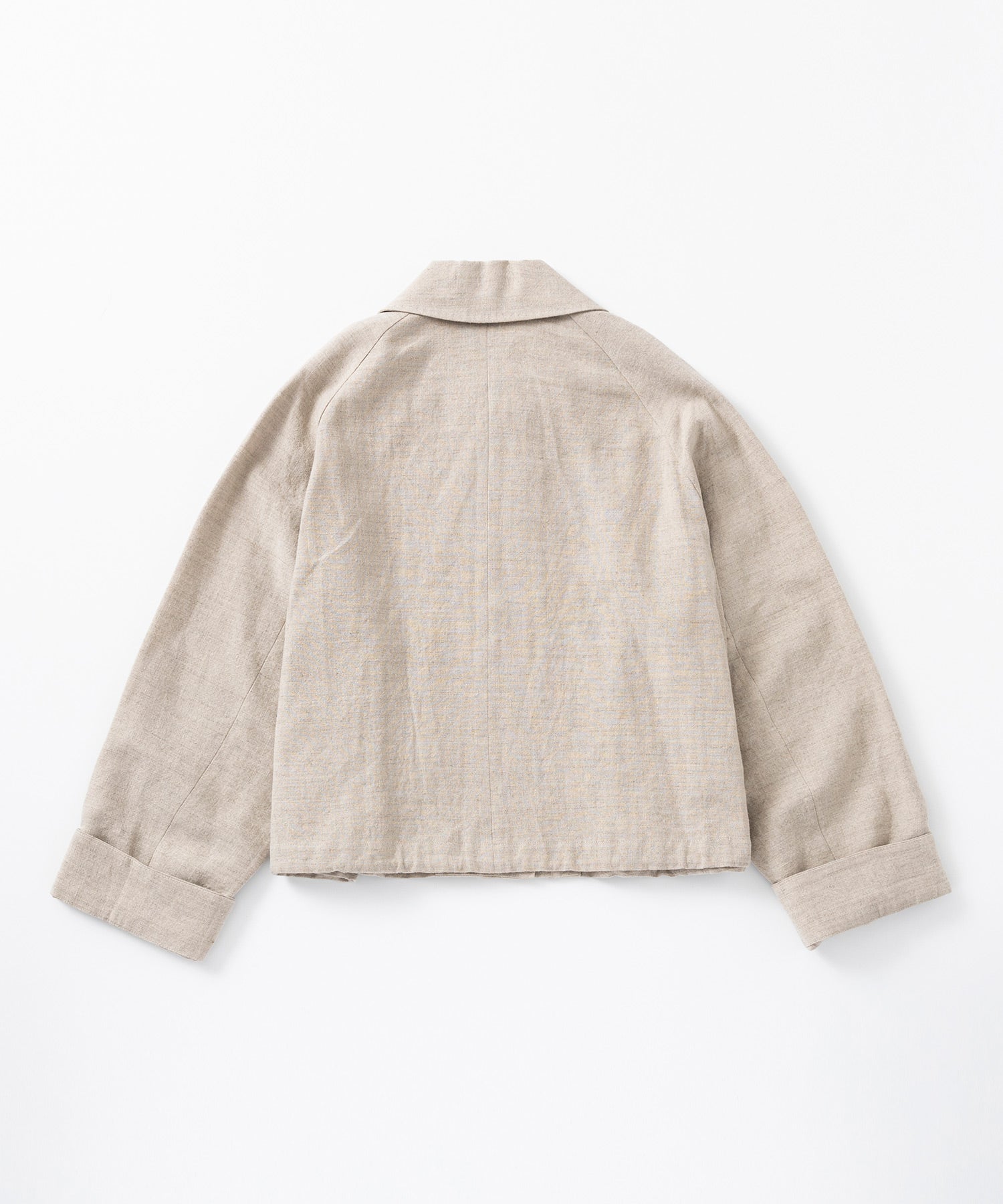 ウールブレンド ショートジャケット