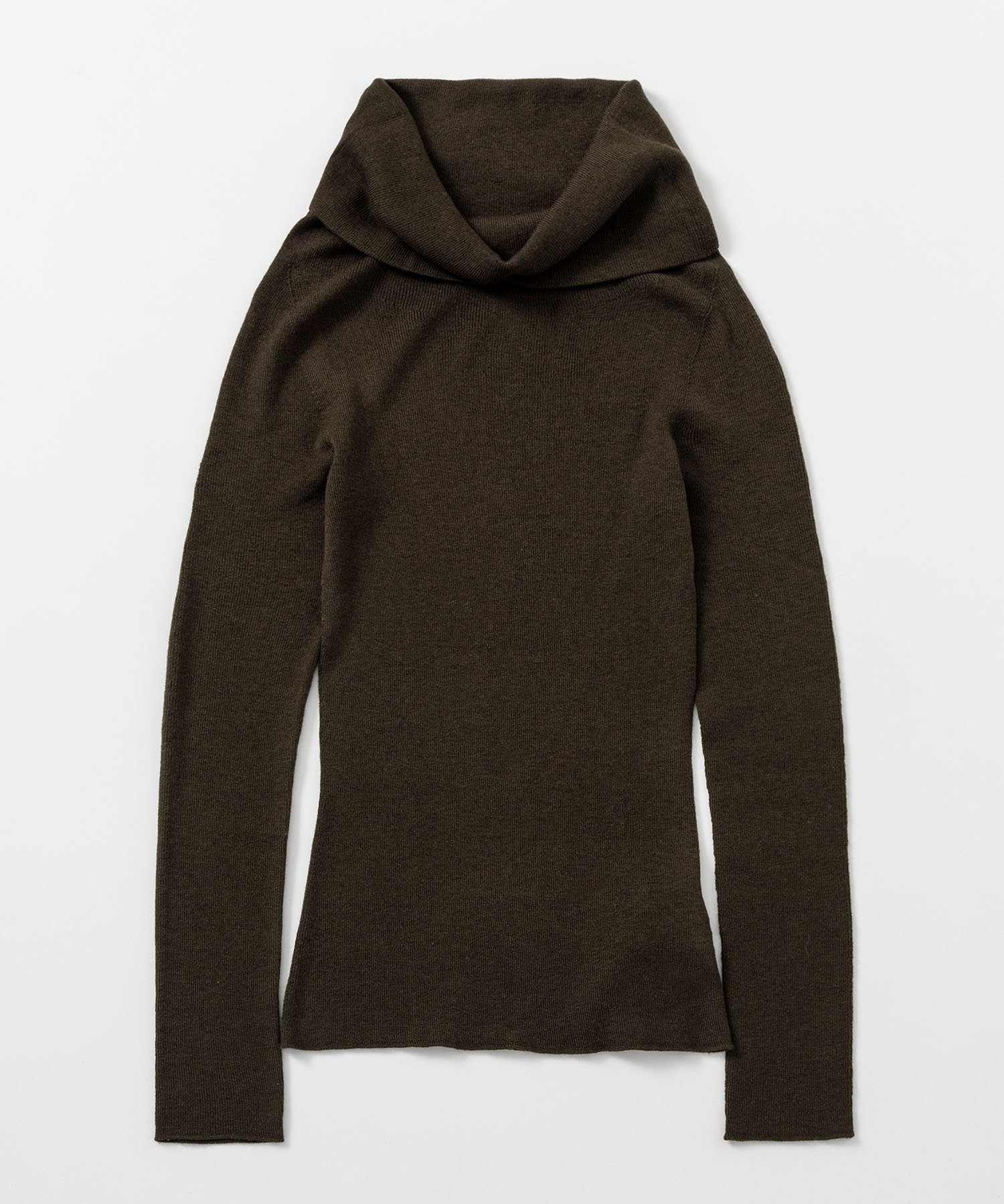 カシミヤブレンド オフショルダーニット