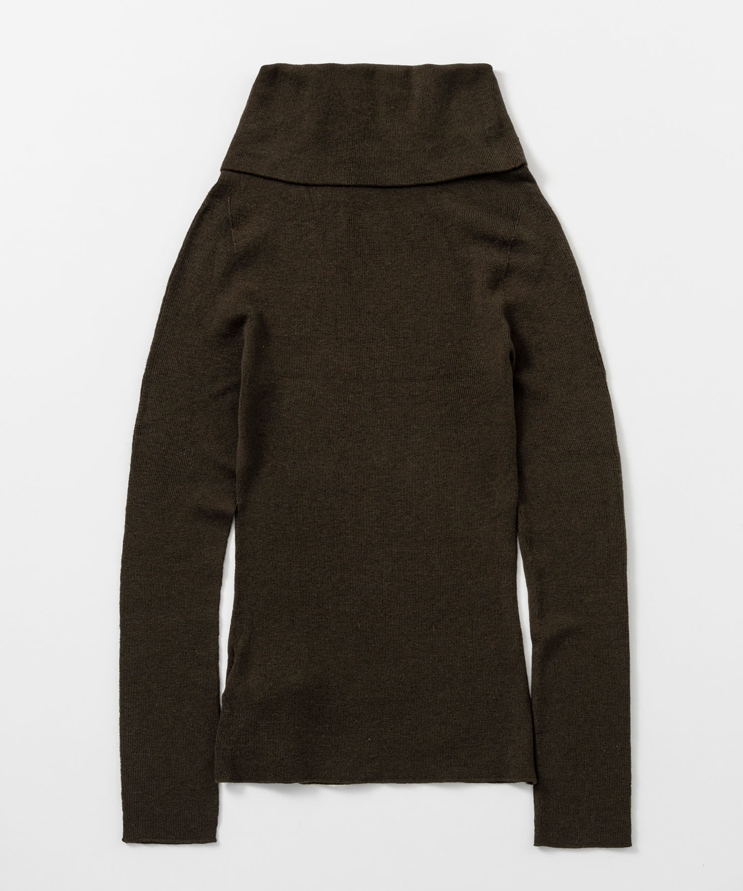 カシミヤブレンド オフショルダーニット