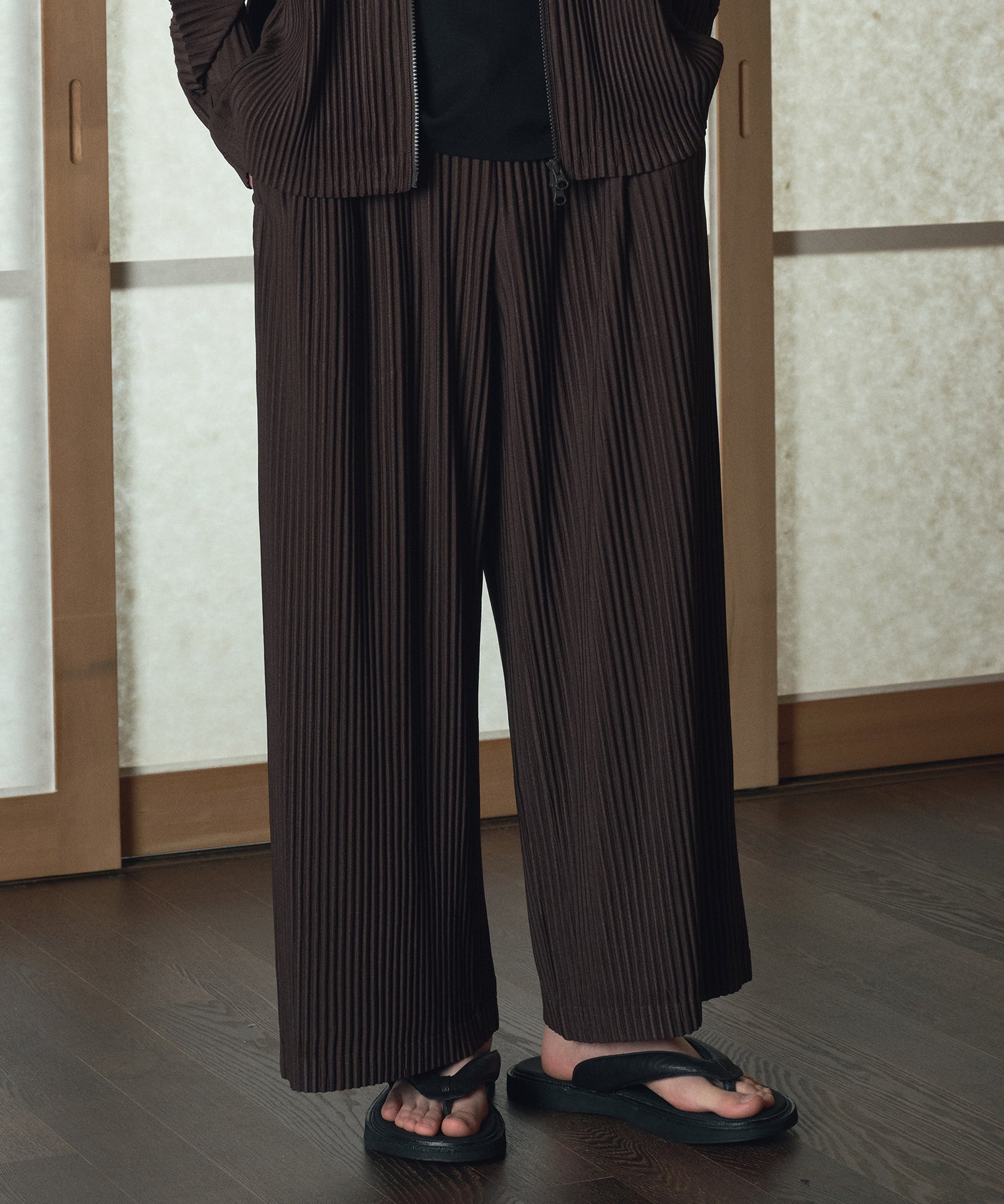 Yoyogi プリーツワイドパンツ