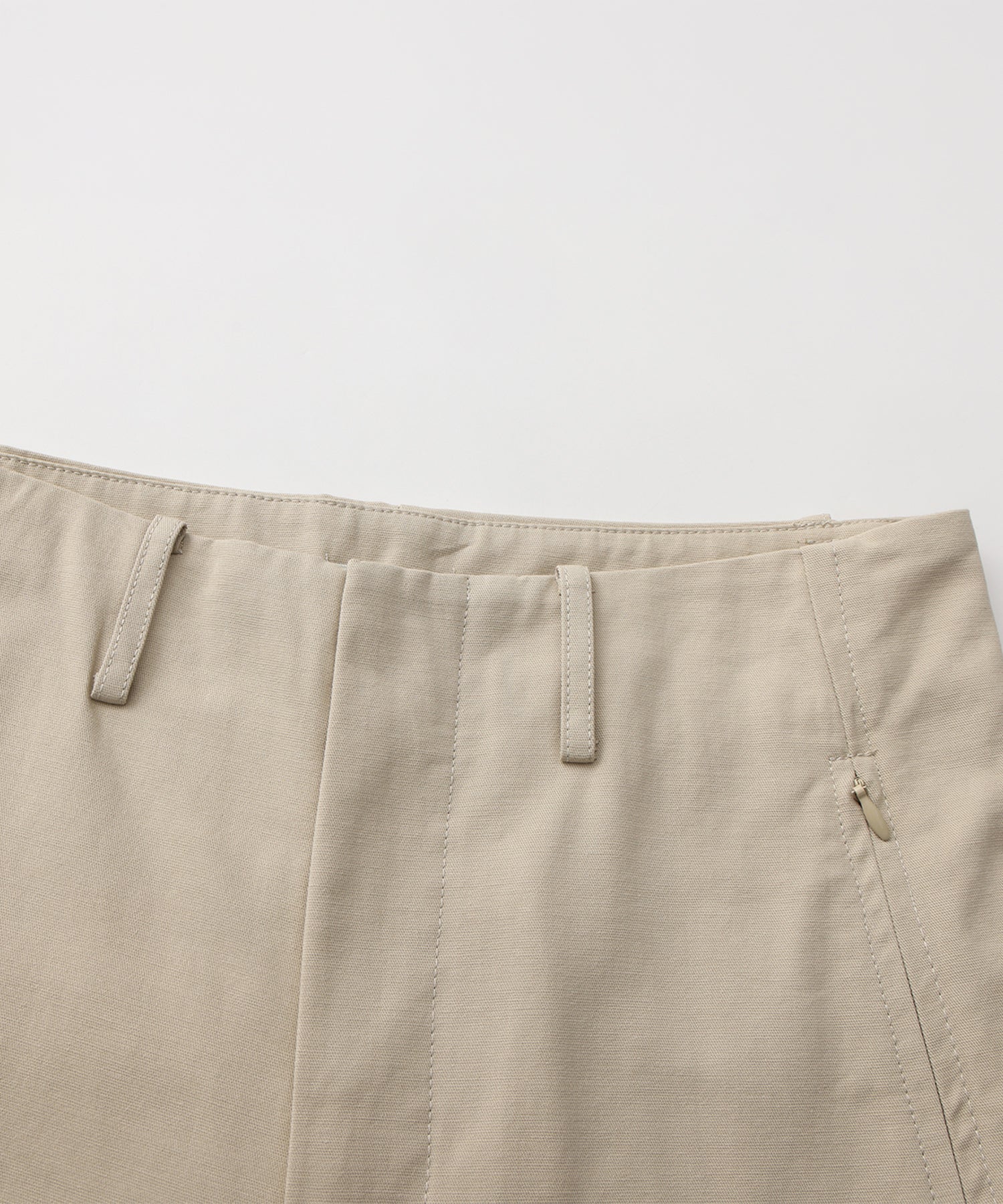 【6月中旬届け予約商品】コットン ワイドストレートパンツ