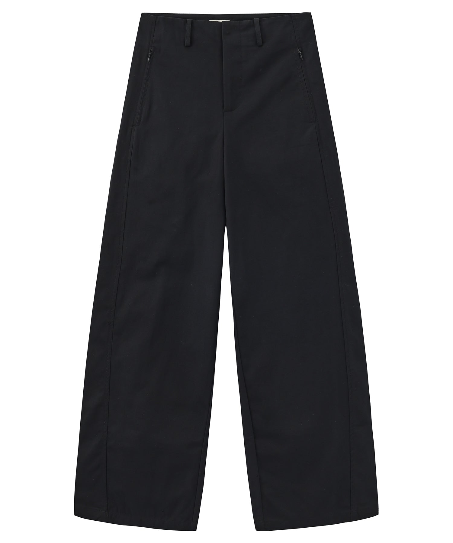 【6月中旬届け予約商品】コットン ワイドストレートパンツ