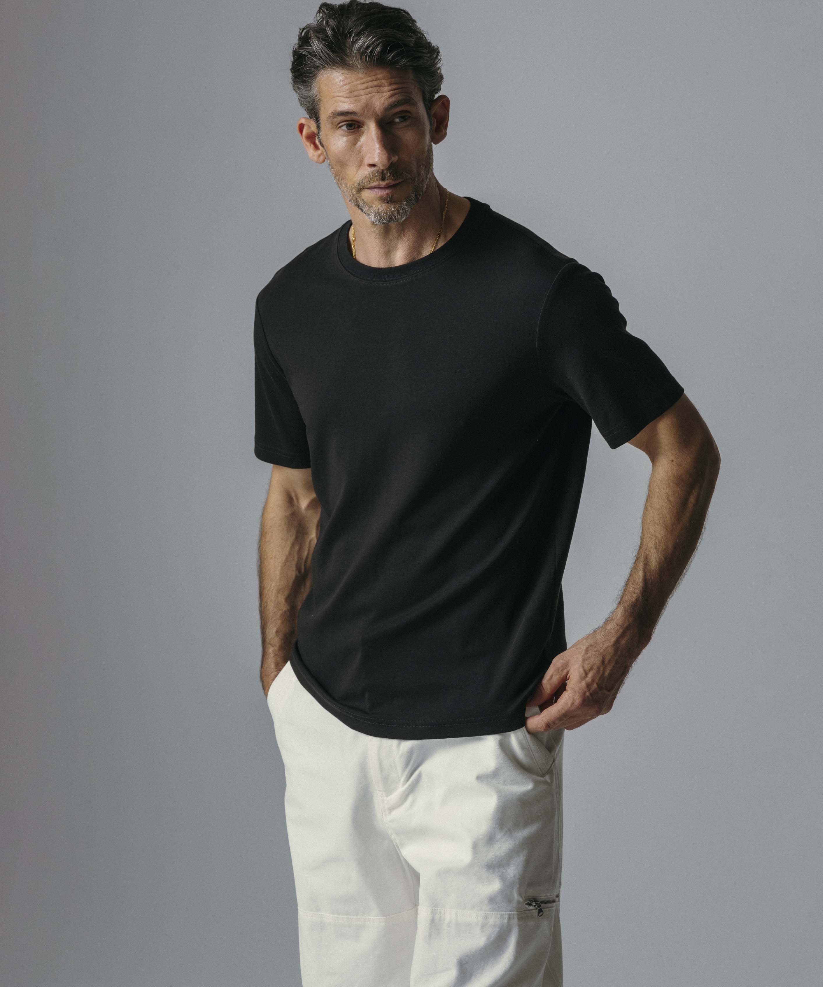 クルーネック ベーシック半袖Tシャツ