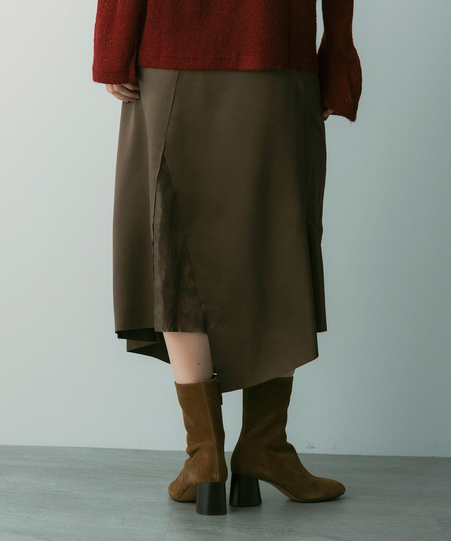 アシンメトリー レーススカート
