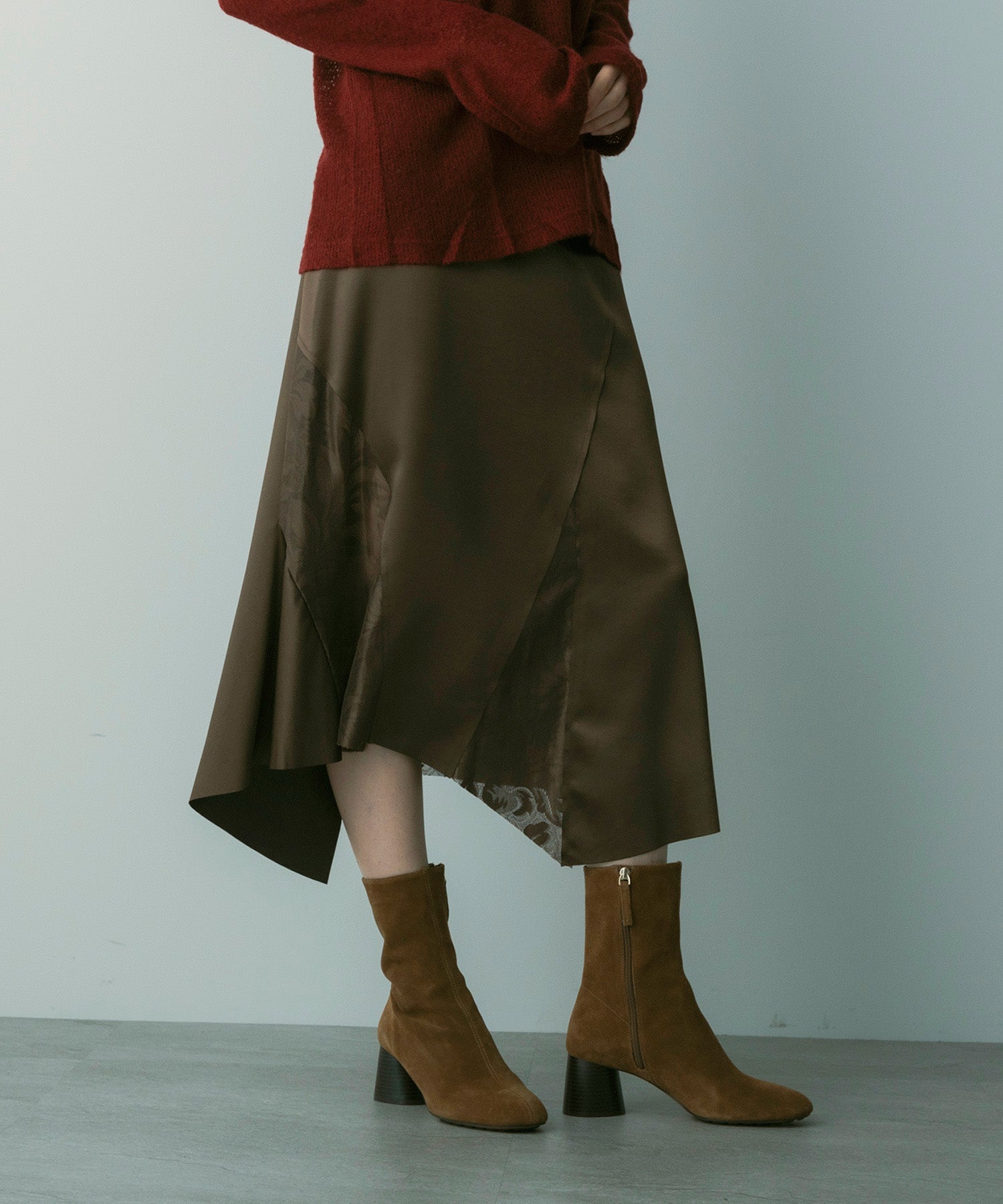 アシンメトリー レーススカート