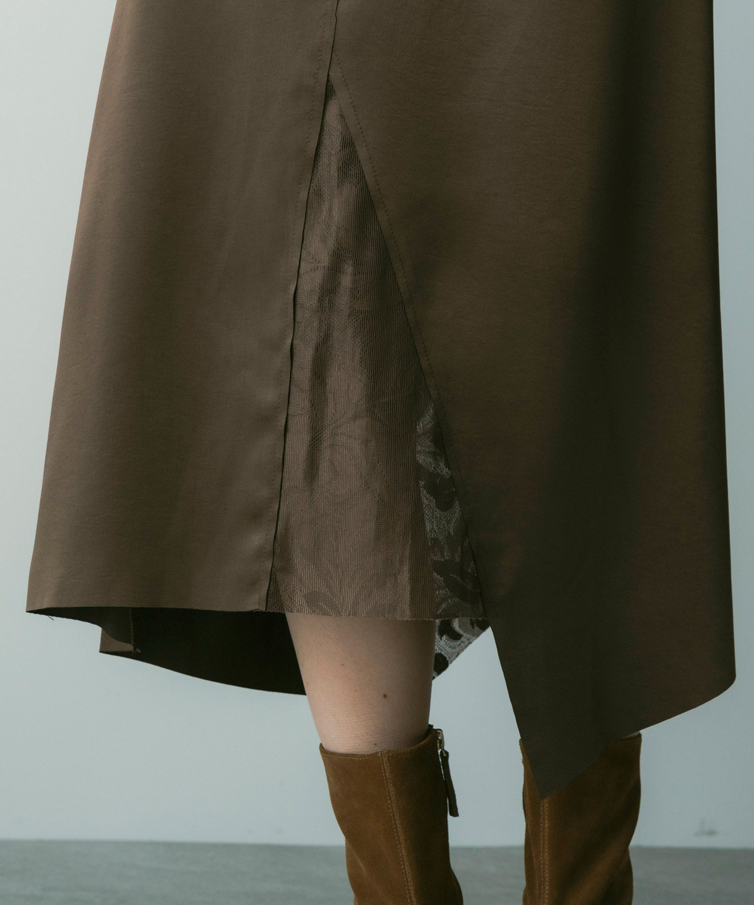 アシンメトリー レーススカート