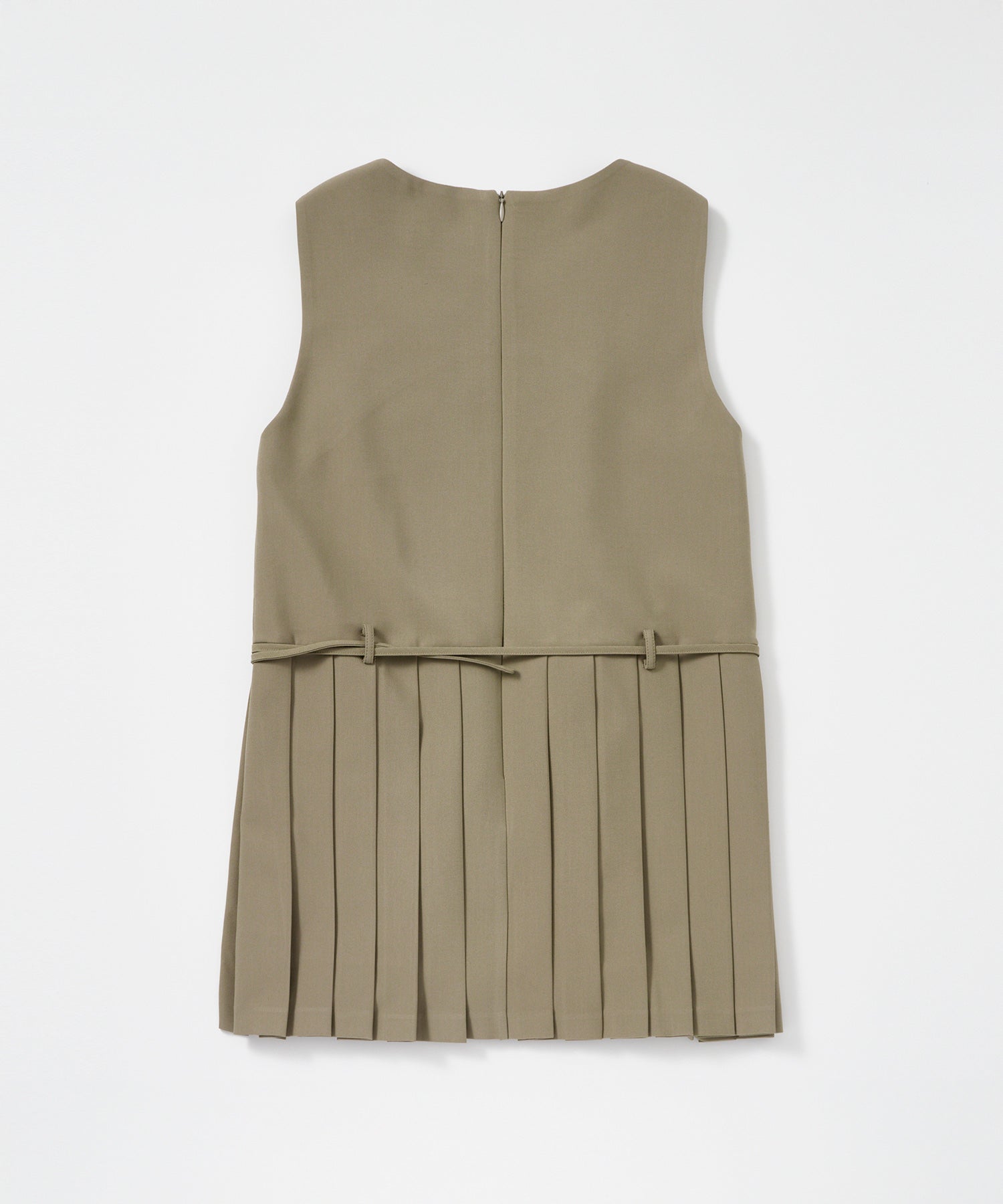 プリーツミニワンピース